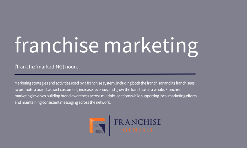 Franchise Marketing Definition